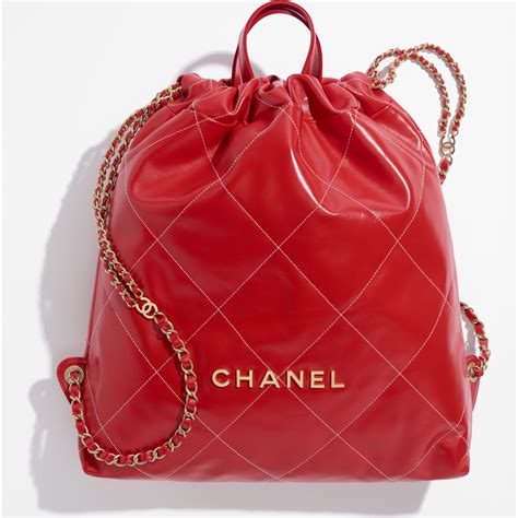 chanel calfskin backpack embellished with a cc signature|jumbo Chanel bag price.